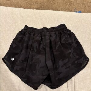 lululemon athletica Black Camo Women's Shorts